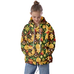 Christmas Pattern Kids  Oversized Hoodie