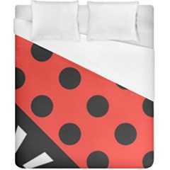 Abstract-bug-cubism-flat-insect Duvet Cover (california King Size) by Ket1n9