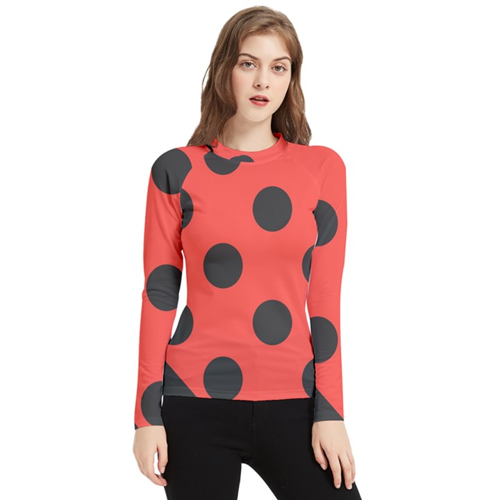 Abstract-bug-cubism-flat-insect Women s Long Sleeve Rash Guard