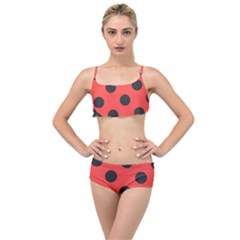 Abstract-bug-cubism-flat-insect Layered Top Bikini Set by Ket1n9