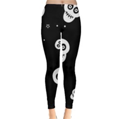 Skull Pattern Everyday Leggings  by Ket1n9