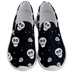 Skull Pattern Men s Lightweight Slip Ons by Ket1n9