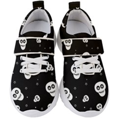 Skull Pattern Kids  Velcro Strap Shoes by Ket1n9