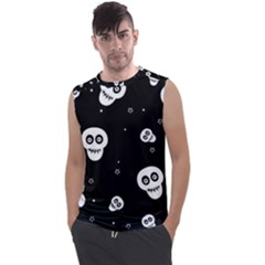 Skull Pattern Men s Regular Tank Top by Ket1n9