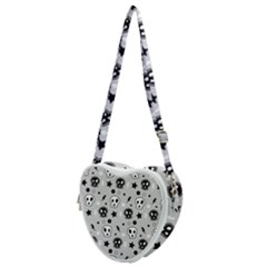 Skull-pattern- Heart Shoulder Bag by Ket1n9