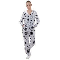 Skull-pattern- Women s Tracksuit by Ket1n9