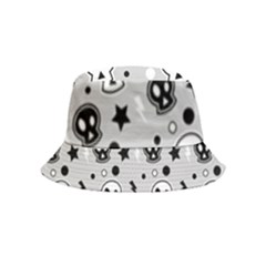 Skull-pattern- Inside Out Bucket Hat (kids) by Ket1n9