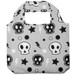 Skull-pattern- Foldable Grocery Recycle Bag by Ket1n9