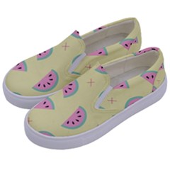 Watermelon Wallpapers  Creative Illustration And Patterns Kids  Canvas Slip Ons by Ket1n9