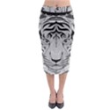 Tiger Head Midi Pencil Skirt View1