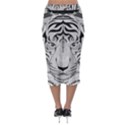 Tiger Head Midi Pencil Skirt View2