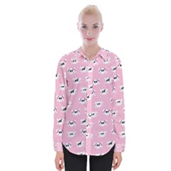 Girly Girlie Punk Skull Womens Long Sleeve Shirt