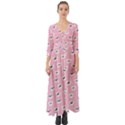 Girly Girlie Punk Skull Button Up Boho Maxi Dress View1