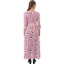 Girly Girlie Punk Skull Button Up Boho Maxi Dress View2