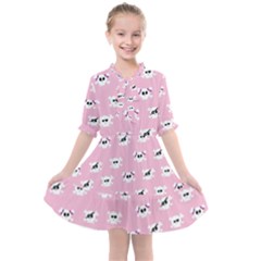 Girly Girlie Punk Skull Kids  All Frills Chiffon Dress by Ket1n9