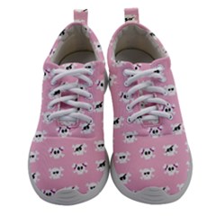 Girly Girlie Punk Skull Women Athletic Shoes by Ket1n9