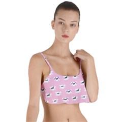 Girly Girlie Punk Skull Layered Top Bikini Top 