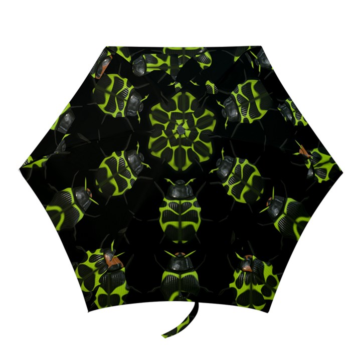 Beetles-insects-bugs- Mini Folding Umbrellas