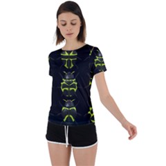 Beetles-insects-bugs- Back Circle Cutout Sports T-shirt by Ket1n9