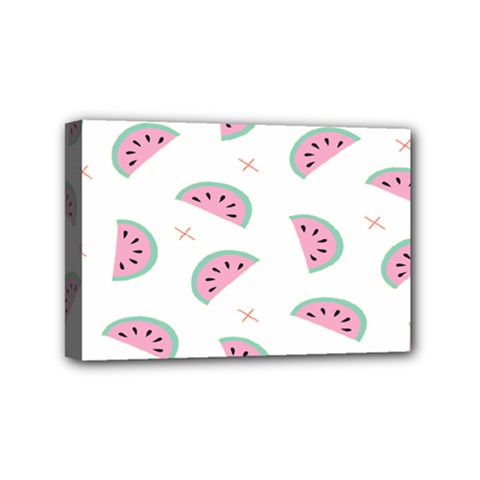 Watermelon Wallpapers  Creative Illustration And Patterns Mini Canvas 6  X 4  (stretched) by Ket1n9