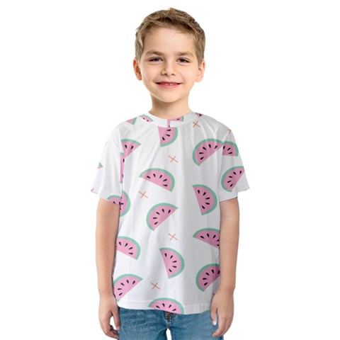 Watermelon Wallpapers  Creative Illustration And Patterns Kids  Sport Mesh T-shirt by Ket1n9