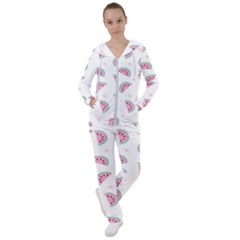 Watermelon Wallpapers  Creative Illustration And Patterns Women s Tracksuit by Ket1n9