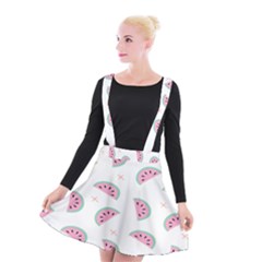 Watermelon Wallpapers  Creative Illustration And Patterns Suspender Skater Skirt by Ket1n9