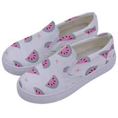 Watermelon Wallpapers  Creative Illustration And Patterns Kids  Canvas Slip Ons by Ket1n9