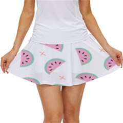 Watermelon Wallpapers  Creative Illustration And Patterns Women s Skort by Ket1n9