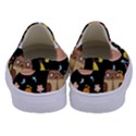 Cute Owls Pattern Kids  Canvas Slip Ons View4