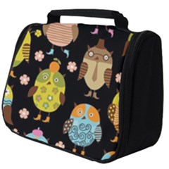 Cute Owls Pattern Full Print Travel Pouch (big) by Ket1n9