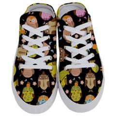 Cute Owls Pattern Half Slippers by Ket1n9