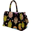 Cute Owls Pattern Duffel Travel Bag View1