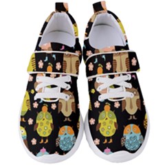 Cute Owls Pattern Women s Velcro Strap Shoes by Ket1n9