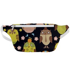 Cute Owls Pattern Waist Bag  by Ket1n9