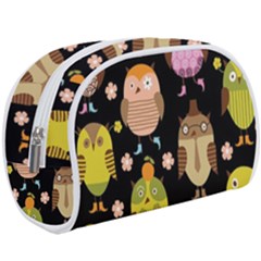 Cute Owls Pattern Make Up Case (large) by Ket1n9