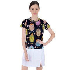 Cute Owls Pattern Women s Sports Top by Ket1n9