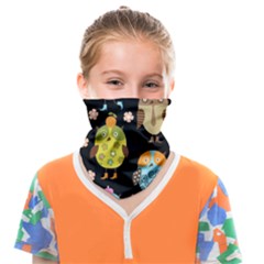 Cute Owls Pattern Face Covering Bandana (kids) by Ket1n9