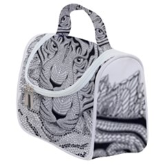 Tiger Head Satchel Handbag by Ket1n9