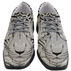 Tiger Head Women Heeled Oxford Shoes by Ket1n9