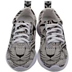 Tiger Head Kids Athletic Shoes by Ket1n9