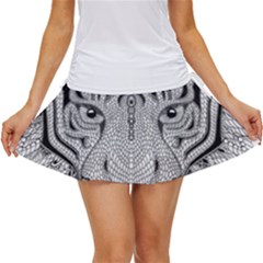 Tiger Head Women s Skort by Ket1n9