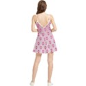 Alien Pattern Pink Summer Frill Dress View2