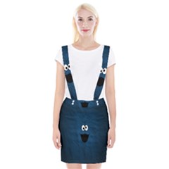 Funny Face Braces Suspender Skirt by Ket1n9