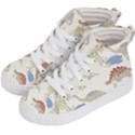 Dinosaur Art Pattern Kids  Hi-Top Skate Sneakers View2