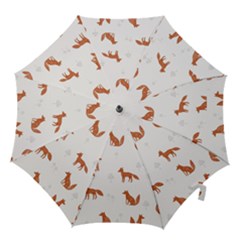 Fox Animal Wild Pattern Hook Handle Umbrellas (medium) by Ket1n9