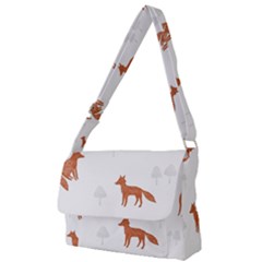 Fox Animal Wild Pattern Full Print Messenger Bag (s) by Ket1n9