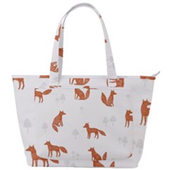 Fox Animal Wild Pattern Back Pocket Shoulder Bag  by Ket1n9