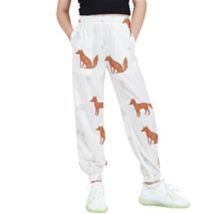 Fox Animal Wild Pattern Kids  Joggers by Ket1n9