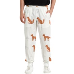 Fox Animal Wild Pattern Men s Elastic Waist Pants by Ket1n9